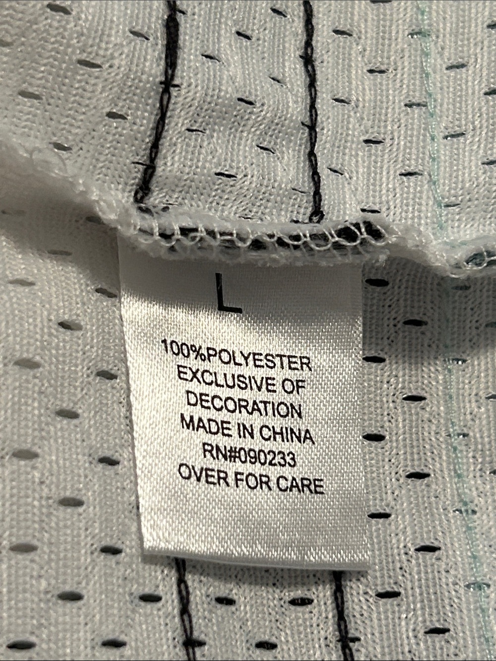 PLAYBOY by Pacsun Jersey with Black Bunny and Silver Stripes - Picture 5 of 5